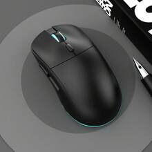 HXSJ T20 Is A 2.4G Wireless Mouse With A 6-Key Sound Office Gaming Mouse. It Features An Ergonomic Grip And A LOGO That Can Emit Light Up To 3600DP RGBChristmas - M32-black - View 11