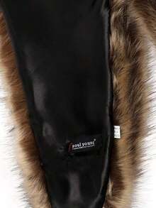 Young Faux Fur Collar Women's Neck Warmer Scarf Wrap - 自然 - 查看 10