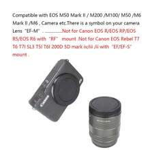 1pc (Body Cap + Lens Cap) For Nikon F Mount, Nikon Z Mount, Canon RF Mount, Canon M Mount, Canon FD Mount, E Mount, A Mount, Minolta MD Mount, Olympus OM Mount, Pentax K Mount, Fujifilm X Mount And Other Digital Cameras, High-Quality ABS