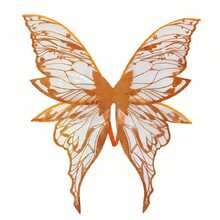 1pc Summer New Elf Butterfly Wing Backpack Accessory, Festival Party Performance Prop, Exquisite Decoration, Metallic Shiny Angel Wings, Basic Style, Suitable For Christmas, Halloween, Masquerade, Adult Size In Stock