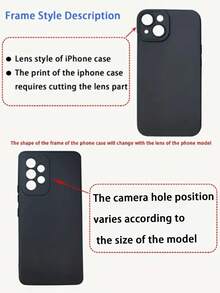 Autumn 1pc Maple Leaf Perforated Straight Edge Thickened Anti-Drop Painted Phone Case, Compatible With IPhone 16/11/16pro/16plus/16promax/16e/15Promax/13/14/12/XS/XR/7G/8P, Compatible With Samsung Galaxy 11/12Pro/12/12X/13Pro/14Pro/15Pro/, Compatible With Redmi 10/9/Note9/12c/Note11pro/Note8Pro