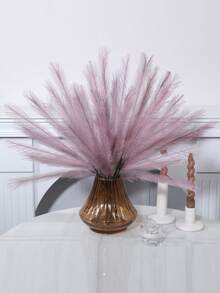 1/3pcs Black Artificial Reed Grass Home Decor Eid Decoration Christmas Halloween New Product Decoration Natural Style Minimalist Premium - Pink - View 9