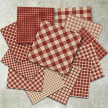 36 tờ giấy nền kẻ caro đỏ đậm 6 inch, thích hợp cho sổ tay Bullet Journal, ảnh ghép, thiệp chúc mừng, sổ lưu niệm và đồ thủ công, Giáng sinh mùa đông - Đỏ - Xem 5