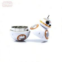 Star Wars 1个正版星球大战迷你BB-8机器人，采用独特的研磨器设计，是圣诞节和万圣节的完美礼物，也可用作厨房配件、家居装饰、汽车摆件，是情人节的理想之选，也是圣诞节的最佳选择。 - 彩色 - 查看 7