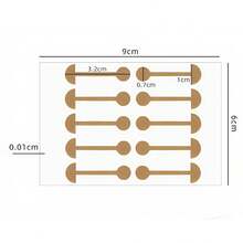Cinta invisible para levantar la belleza de la nariz, el secreto definitivo para contornos de nariz perfectos, parches suaves y elásticos, soporte de estilización y elevación instantánea, maquillaje transparente para uso diario, ropa de cosplay, fotografía, producción de video, con bajo nivel de alérgenos y fácil de quitar, adelgazamiento indoloro de la nariz y de las alas de la nariz - Multicolor - Ver 6