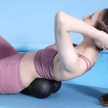 Rolo de Massagem de Ioga, Bola de Amendoim, Bola de Fáscia, Bola de Massagem para Relaxamento Muscular, Bola de Preensão Manual, Massagem nos Pés, Bola de Reabilitação do Pescoço para Aliviar a Dor Muscular e da Fáscia