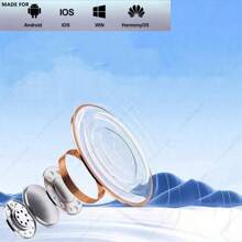 TWS T2 无线耳机，带 LED 电量显示，立体声蓝牙耳机 5.3，TWS T2 无线蓝牙耳机，无线蓝牙耳塞，透明 ENC 电量显示立体声耳机，兼容智能手机 - 均碼 - 查看 9