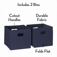 RiverRidge Kids 02-097 Juego de 2 contenedores plegables, color rosa fuerte - Rosa Fucsia - Ver 6