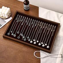 1PC,Vintage-Inspired Jewelry Display Case - Trays For Necklace & Earring Storage,Premium Showcase For Pendants & Bracelets,Perfect Gift For Jewelry Lovers