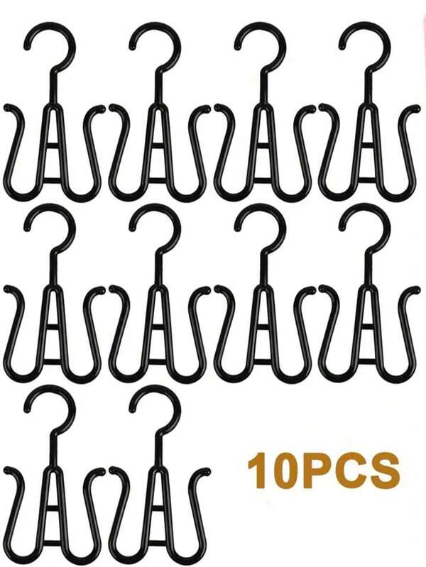 10pcs Multi-Purpose Wig Hanger Space-Saving, Durable Design LdealFor Drying And Displaying Wigs Hats Shoes