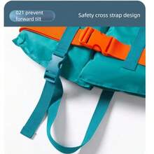 Adjustable Adult & Youth Life Jacket, Orange >75N, Suitable For Boating, Fishing, Rafting And Water Sports, Kayaking Equipment | Fashionable Life Vest | Adult Life Jacket, Fits 10KG-100KG Body Weight - Orange - View 6