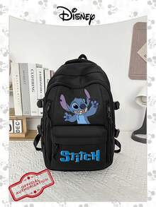 Disney 1件官方授權 | 史迪奇圖案後背包，史迪奇大容量後背包附筆電隔層 | 休閒後背包 | 運動包 | 卡通後背包 | 後背包 | 書包，非常適合女孩/女性/學生/青少年/畢業生，適用於日常使用、外出、旅行、購物和返校。 - 彩色 - 查看 10