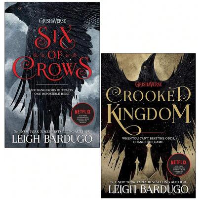 Six Of Crows Series Collection 2 Books Set By Leigh Bardugo (Six Of Crows, Crooked Kingdom)