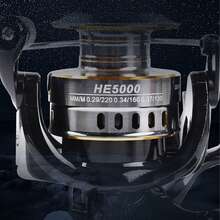 Asa de metal para carrete, adecuada para pesca de agua dulce y salada, aplicable para todas las especies de peces