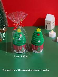 1pc Christmas Cake Shaped Towel, Christmas Hand Towel, Christmas Decoration Red Santa Claus New Year Gift, Christmas Pattern Design Christmas Towel Gift Set, Seasonal Kitchen And Table Decoration Napkins/Towels, Home Decoration Shower Towels For Beaty Salon, Hotel Sports,Home Essentials, Towel, Skin Care