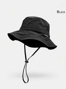 1pc Women's Outdoor Hiking Hat, All-Season Bucket Hat, Sun Protection, Anti-UV Sun Hat Autumn Outfits - Hat - View 12