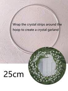 水晶钻石花环、树枝工艺品、DIY手工制品。是婚礼和家居装饰的理想节日装饰品，适用于求婚、订婚、婚礼、新娘送礼会、生日等场合。 - 彩色 - 查看 11