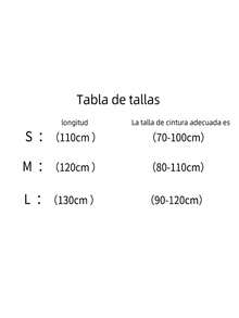 Cinturón PU de aptitud física - Negro - Ver 5