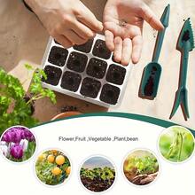 Yogle Plants Seed Starter Trays With Grow Light 12 Holes Per Tray Nursery Pots Lamp USB Powered Full Spectrum LED Growing Lights For Indoor Plant Seedling Flowers Greenhouse Trays