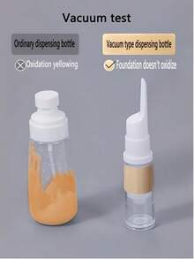 3个5毫升/10毫升/15毫升粉底液瓶，旅行装可填充瓶，真空瓶，面霜，精华液可填充瓶，化妆品容器