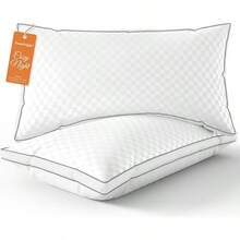 Sweetnight Cozy Night Pillows, Queen, White 2 Count - White - View 4