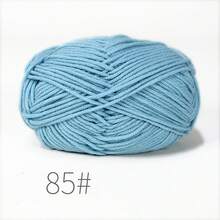 1/3 件 4 股腈纶蓬松纱线，50 克/条，混色钩针纱线，钩针，牛奶状纱线，DIY 手工，钩针纱线，玩偶纱线，创意钩针服装，帽子，围巾，毛毯 - 彩色 - 查看 49