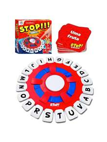 Jogo De Raciocínio o ê Stop Jogar Entre Amigos com 72 Temas - Multicolorido - Visão 1
