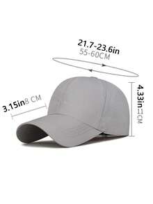 Gorra de béisbol unisex transpirable con agujero para coleta - Gorra deportiva de malla de secado rápido, con correa ajustable/cierre a presión, sombrero ligero de ala ancha con protección UV, banda transpirable, detalles reflectantes; ideal para correr, ciclismo, senderismo, golf, gimnasio, viajes, playa y uso casual; se adapta a coleta/moño bajo, plegable, ajuste cómodo minimalista, gorra de rendimiento ventilada, anti-sudor, gorra deportiva plegable de ajuste unisex - Multicolor - Ver 10