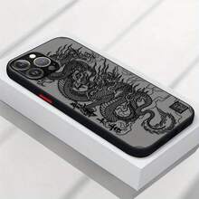 Funda de Teléfono Cool Dragon Compatible con 16 Pro 11 SE 2022 13Pro 15 Plus 14 12 XS 8 16Plus 13 Funda Protectora de Teléfono - Colores mixtos - Ver 9