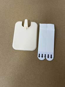 1/3/5 件无钻石粘性墙钩，乳白色，耐用且易于安装，适用于家居装饰和存储，现代塑料挂钩，用于悬挂照片、相框和整理，相框挂钩，现代挂钩，安全安装，用于悬挂墙壁物品的挂钩，实用挂钩