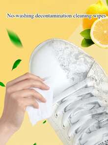 Disposable Shoe Cleaning Wet Wipes, Small White Shoe Cleaning Wet Wipes, Sports Shoes Waterless Cleaning Wet Wipes Without Leaving Marks