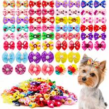 20/30/50pcs Assorted Multi-Color Cute Pet Flower Headband, Macaron Pet Decoration Accessories For Dogs & Cats - Multicolor - View 10