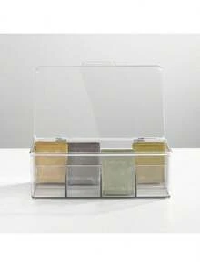 1pc Tea Bag Storage Box, Able To Categorize And Store Different Tea Bags, Keeps Desk And Coffee Table Tidy, Suitable For Home, Office And Other Scenarios