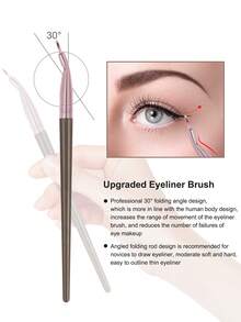 MAANGE 30件套柔软化妆刷工具套装，包含20支化妆刷、3个天鹅绒干粉扑和3个迷你指套粉扑，方便旅行携带。 - 香檳色 - 查看 7