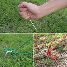 Outdoor Tent Ground Pegs - Silver - View 5