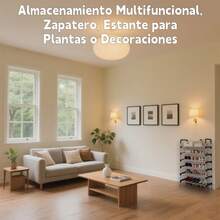 Zapatero desmontable organizador para calzado botas largas tubo galvanizado resistente rack ahorra espacio almacenamiento para zapatos muebles multiusos portátil ajuste fácil ideal para dormitorio entrada y hogar clave ahorro espacio moderno - Multicolor - Ver 5