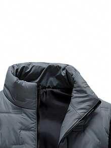 男士户外加厚保暖背心，带拉链口袋，休闲外套，情侣款，抓绒，冬季