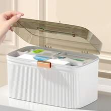 Multi-Layer Family Dormitory Medicine Box Drug Storage Box First Aid Medicine Classification Storage Small Medicine Box First Aid Kit