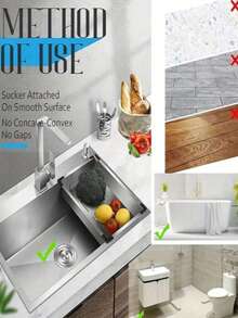 1pc Hair Drain Catcher, Square Drain Cover For Shower, Silicone Hair Stopper With Suction Cup, Sink Anti-Clog Filters, Tub Shower Floor Drain Plugs, Silicone Kitchen Deodorizer Plugs,Bathroom Tools Commercial Cleaning Services/Shops