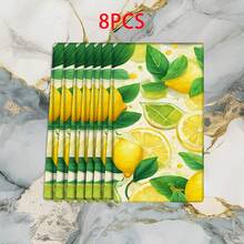 2/4 Paños de cocina con estampado de limón, paños de microfibra súper absorbentes y modernos, paños de té para cocinar y hornear, trapos de limpieza, toallas de mano, muy suaves y absorbentes, decoración de cocina, regalos para vecinos, madres, cumpleaños, inauguración de la casa para amigos, artículos esenciales de cocina, necesidades diarias