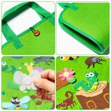 Felt Board Stories Set Board Stories, Felt Board Story Sets, Classroom Activities,Storytelling Interactive Felt Board Felt Book - Multicolor - View 8