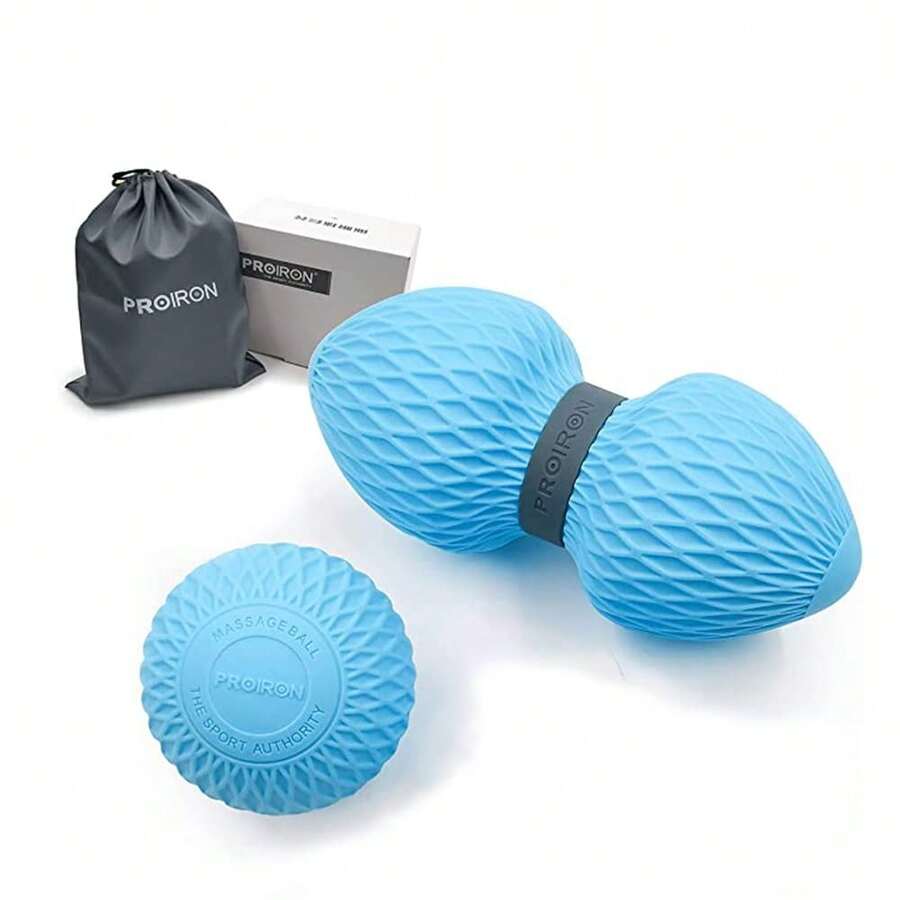 Bóng massage PROIRON, Bóng cơ, Dụng cụ massage, Bóng tự massage bằng silicon để rèn luyện cơ, Dụng cụ tập tay, Dụng cụ tăng cường sức mạnh cầm nắm để cải thiện sức mạnh cầm nắm - Màu xanh lam - Xem 1