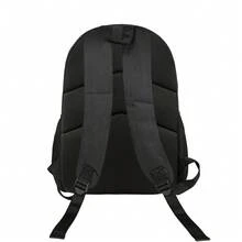 Lightweight Single Side Backpack With Cute Anime Cat & Chi Character Design - Pastel Pink & Black School Backpack For Men & Women, Unisex College Backpack For Urban Commuting, Day Trips, Daily Use, Durable & Stylish Backpack For Anime Fans, Hand Wash Or Dry Clean, Fashionable For Casual Outings, Compact & Lightweight With Single Compartment, Playful Cat-Themed Design, Ideal For And Commuters, Sturdy Construction - 彩色 - 查看 3