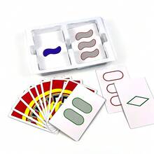 Premium Geometric Pattern Card Deck Set - Complete Abstract Symbolism Cards With Professional Organizer Case For Tabletop Gaming
