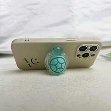 1pc Luminous Turtle Phone Holder, ABS Material Small Turtle Retractable Folding Holder, Suitable For Smartphones, Creative Phone Support, Suitable As An Ideal Gift For Friends Compatible With IPhone, Android Phone, Gift For Birthday, Family, Friends Push-Pull Phone Grip, Phone Accessories - Multicolor - View 20