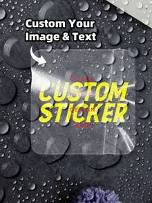 1~108Pcs Personalized Labels - Custom Stickers Square Stickers With Any Design Image Logo Text, Waterproof, PVC, Gift, Custom Thank You Labels Stickers Unique Ideal Gifts,For Her Friends,Son,Daughter,School Students,Christmas Stickers,Independence Day Stickers,Thanksgiving Stickers, Easter Stickers,Festive Calendar - Transparent - View 8