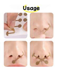 Cinta invisible para levantar la belleza de la nariz, el secreto definitivo para contornos de nariz perfectos, parches suaves y elásticos, soporte de estilización y elevación instantánea, maquillaje transparente para uso diario, ropa de cosplay, fotografía, producción de video, con bajo nivel de alérgenos y fácil de quitar, adelgazamiento indoloro de la nariz y de las alas de la nariz - Multicolor - Ver 8