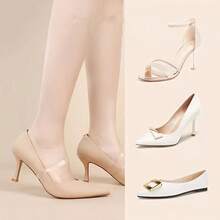 [Transparent Invisible Shoe Laces Fixing] 3 Pairs Of Heels Binding Straps Anti-Slip Non-Squeezing Fixing Non-Heel Falling Transparent Invisible Shoe Laces - Clear - View 2