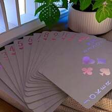 Cartas de juego holográficas de alta calidad, adecuadas para fiestas, reuniones y juegos de grupo