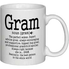 Taza de café NATSUNO Gram Definition - Regalo divertido para Nana, taza de abuela - Regalos del Día de la Madre de los nietos - 11oz - Multicolor - Ver 7